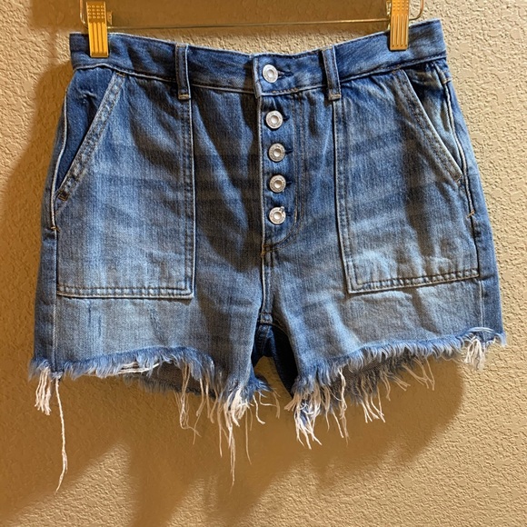 Free People Jesse Carpenter Midland Shorts Sz 25 - Picture 2 of 8